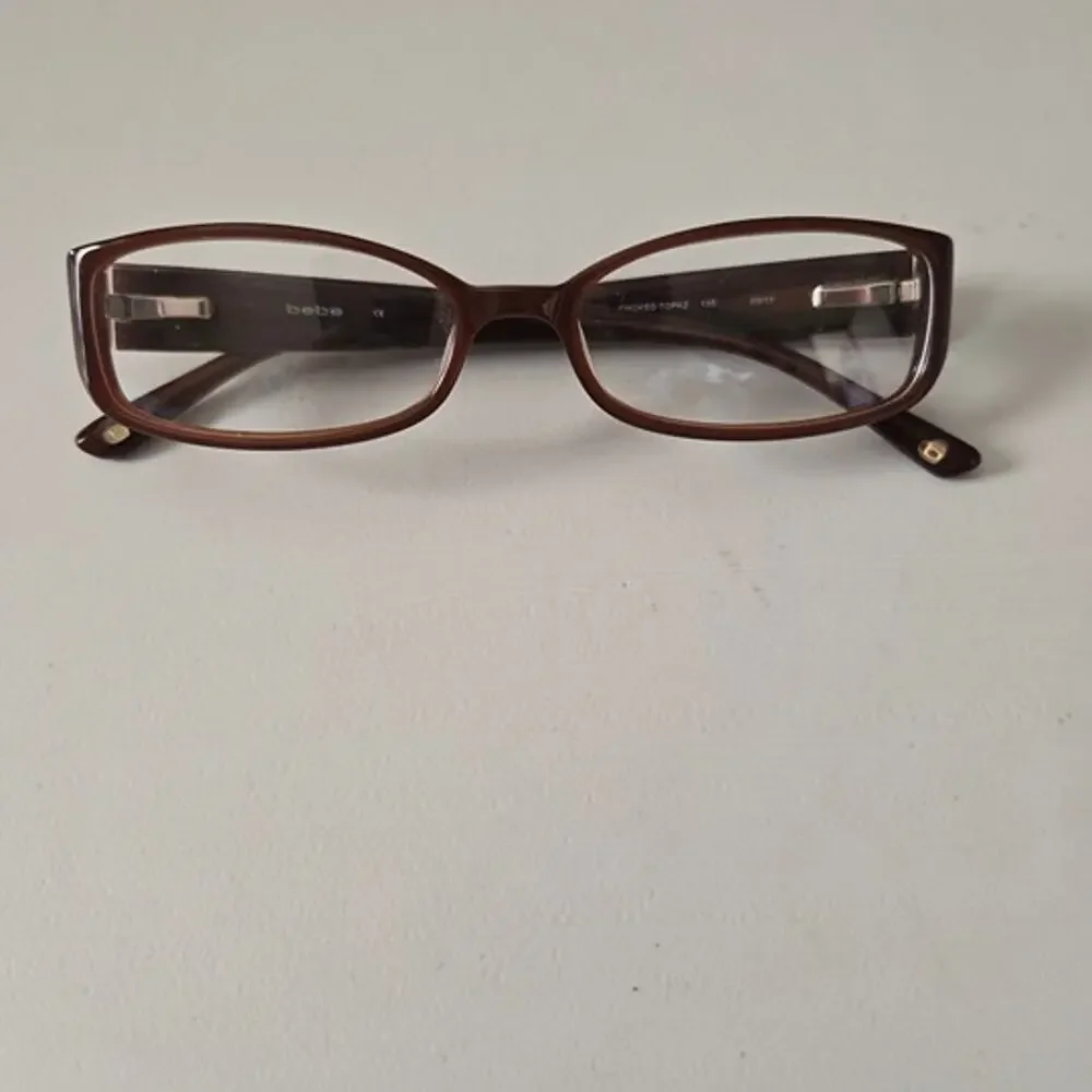 Bebe Affluent BB5057 Smoked Topaz Brown Eyeglasses‎ Frames Embellished